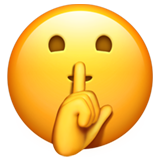 Gezicht dat tot stilte maant