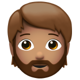 persoon: getinte huidskleur, baard