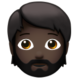 persoon: donkere huidskleur, baard