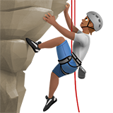 klimmende persoon: getinte huidskleur