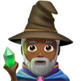 mannelijke magiër: donkergetinte huidskleur