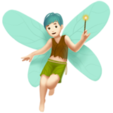 mannelijk elfje: lichte huidskleur