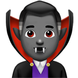 mannelijke vampier: donkergetinte huidskleur