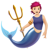 zeemeermin: lichte huidskleur