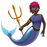 zeemeermin: donkere huidskleur