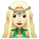 vrouwelijke elf: lichte huidskleur