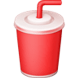 Beker met rietje - Facebook