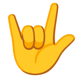 Ik-hou-van-je-gebaar - Noto Color Emoji