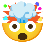 Ontploffend hoofd - Noto Color Emoji
