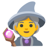 Vrouwelijke magiër - Noto Color Emoji