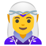 Vrouwelijke elf - Noto Color Emoji