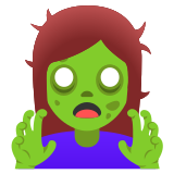 Vrouwelijke zombie - Noto Color Emoji
