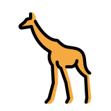 Giraffe - OpenMoji