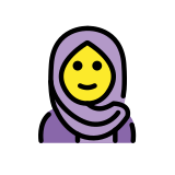 Vrouw met hoofddoek - OpenMoji