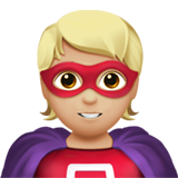 superheld: lichtgetinte huidskleur