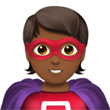 superheld: donkergetinte huidskleur