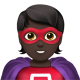 superheld: donkere huidskleur