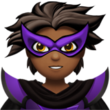 superschurk: donkergetinte huidskleur