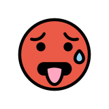 Heet gezicht - OpenMoji