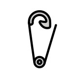 Veiligheidsspeld - OpenMoji