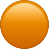 Oranje cirkel