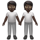 personen hand in hand: donkere huidskleur