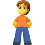 Staande persoon - Facebook