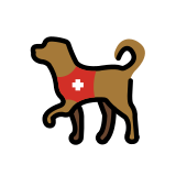 Assistentiehond - OpenMoji