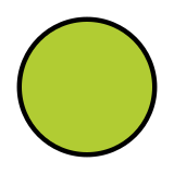 Groene cirkel - OpenMoji