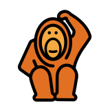 Orang-oetang - OpenMoji