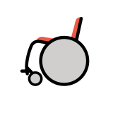 Rolstoel - OpenMoji