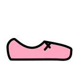 Balletschoenen - OpenMoji