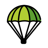 Parachute - OpenMoji
