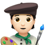 kunstenaar: lichte huidskleur