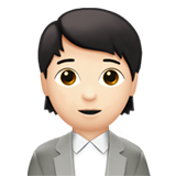 kantoormedewerker: lichte huidskleur