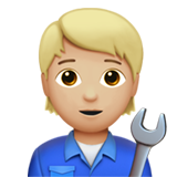 monteur: lichtgetinte huidskleur