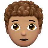 volwassene: getinte huidskleur, krullend haar
