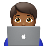 technoloog: donkergetinte huidskleur