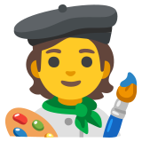 Kunstenaar - Noto Color Emoji