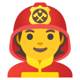 Brandweerman - Noto Color Emoji