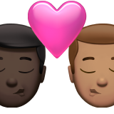 kus: man, man, donkere huidskleur, getinte huidskleur