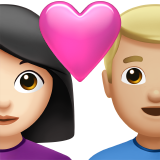 stel met hart: vrouw, man, lichte huidskleur, lichtgetinte huidskleur