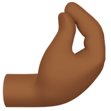 samengeknepen vingers: donkergetinte huidskleur