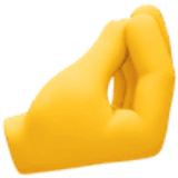 Samengeknepen vingers - Facebook