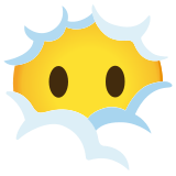 Gezicht in de wolken - Noto Color Emoji