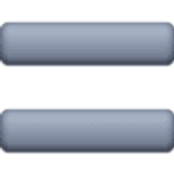 Vetgedrukt gelijkteken - Facebook