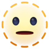 Gezicht in stippellijn - Facebook