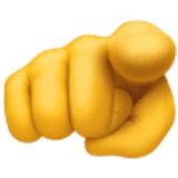 Wijsvinger die naar de kijker wijst - Facebook