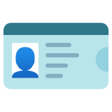 Legitimatiebewijs - Noto Color Emoji
