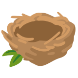 Leeg nest - Noto Color Emoji